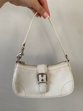 Y2K White Coach Bag